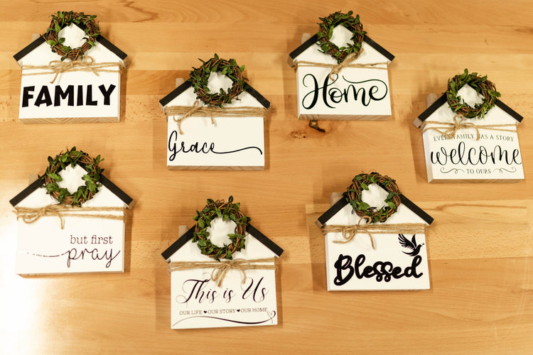 Wood House decor