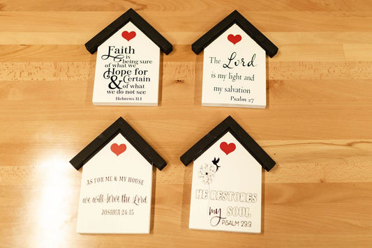 Wood House decor blanks