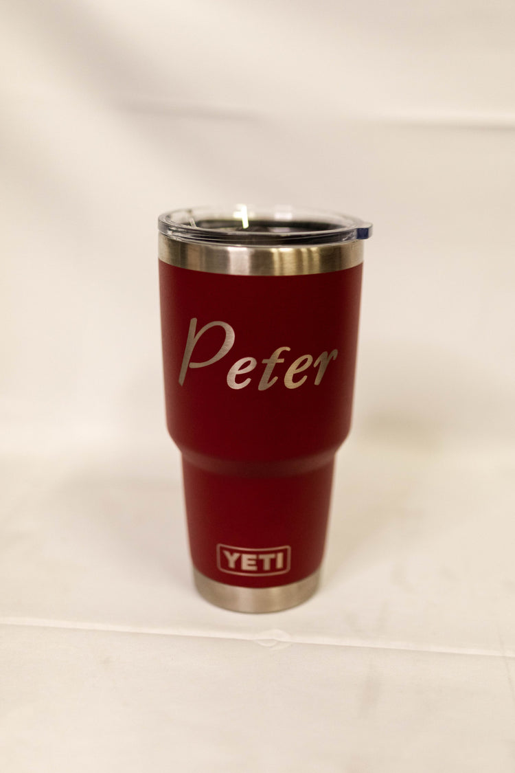 Engraved Yeti Tumbler