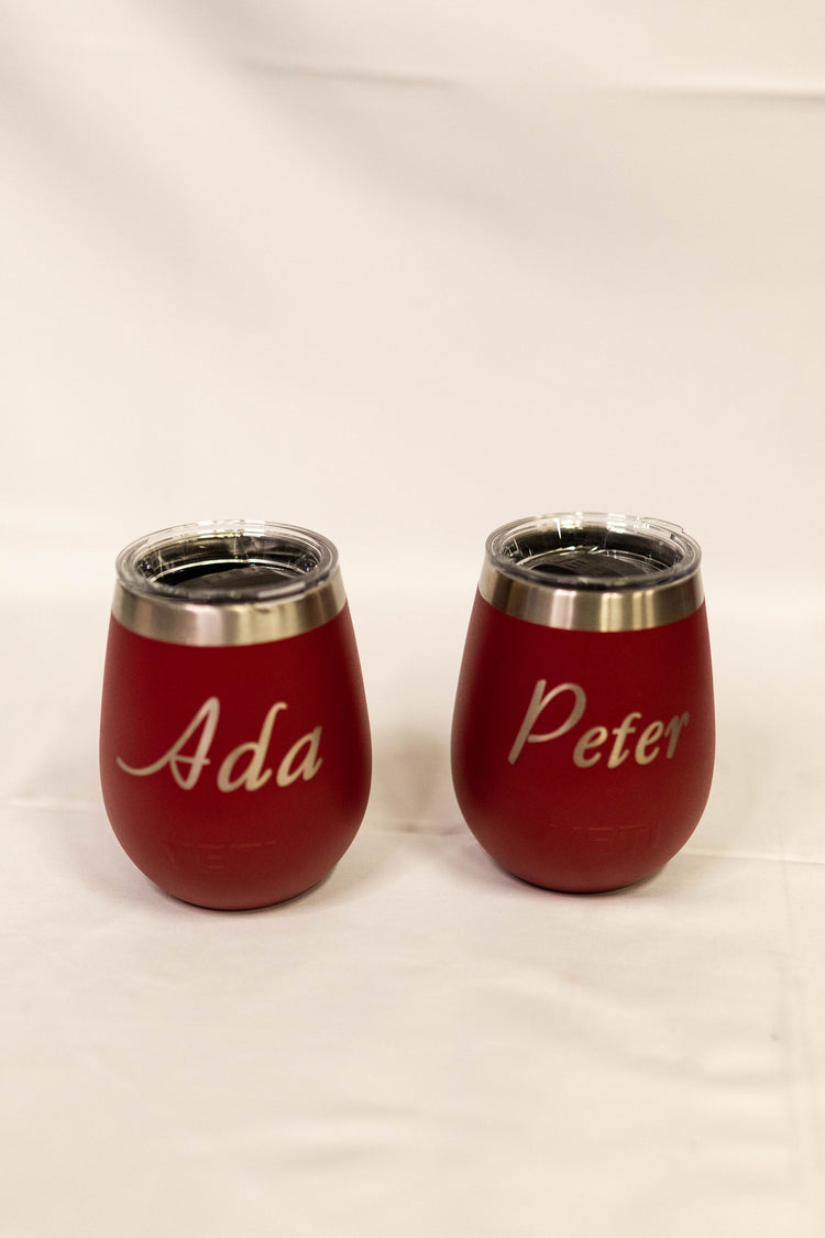 Engraved Yeti Wine Tumbler