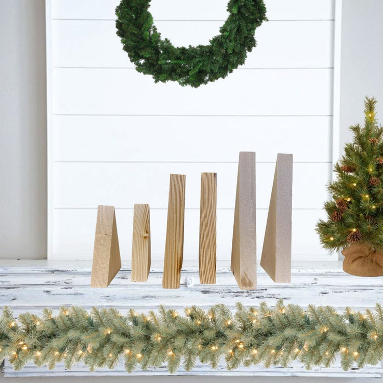 Unfinished Wood Christmas Trees