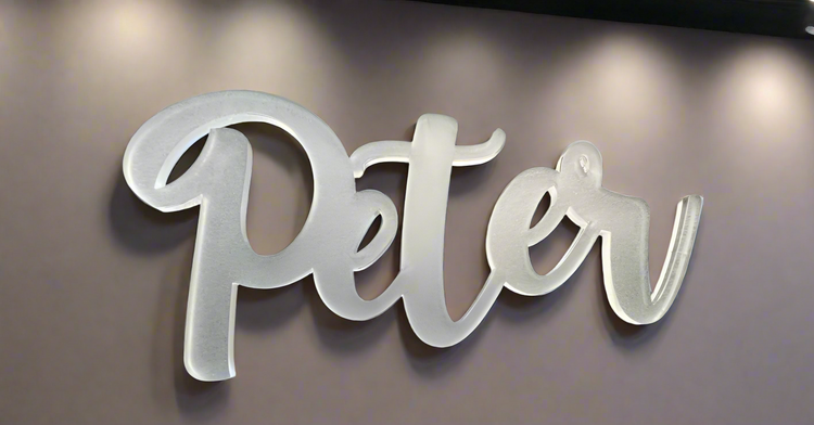 Acrylic Laser Cut Names