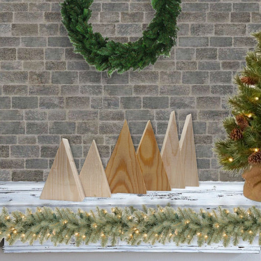 Unfinished Wood Christmas Trees