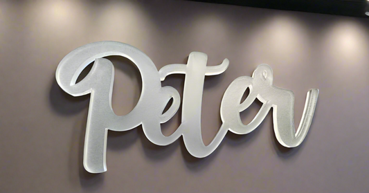Acrylic Laser Cut Names